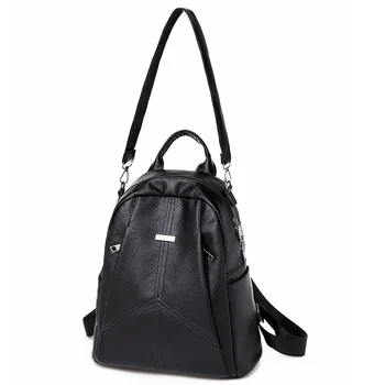 2020 nové retro móda zips dámy batoh dobrý kože vysokej kvality školy taška taška cez rameno pre mládež kožené tašky batohy