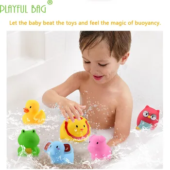 Deti squeeze-znejúce Dabbling hračka zafarbenie chytiť 7 kusov sady puzzle, hračky baby kúpanie kúpeľňa E13