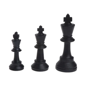 Stredoveké Šachové Figúrky Plastové Kompletný Chessmen Medzinárodné Slovo Chesses Hra Y4UB