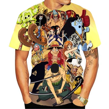 3D tlač Jeden Kus tričko Japonské Anime, Luff brat Tričko mužov voľné ležérny top tee mužov oblečenie tee tričko homme