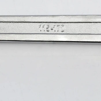 Nastaviteľné C Kľúča Chróm Vanádiová 115-170 mm, s mierkou Nehrdzavejúcej Ocele Nástroj Ruka Kolo Hlavy pre Matice a Skrutky