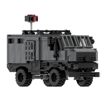 (Upraviť)474Pcs MOC Statický Vojenské Obrnené Vozidlo Tehly Model Stavebné Bloky Assault Hračka Auto Darček