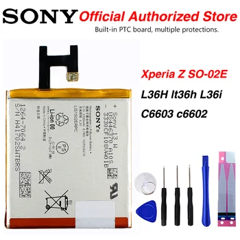 Originál sony L36H Batérie pre sony xperia z L36H lt36h L36i TAK-02E C6603 c6602 2330mAh
