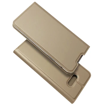 Ultra Slim Magnetické puzdro Pre LG V50S Flip Stojan, Kryt s sloty pre karty Fundas Ochranný plášť
