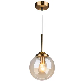 Loft Dekor Lampy Moderná Obývacia Izba Jedáleň Kuchyňa Bar Svietidlá Nordic Sklenenú Guľu Prívesok Svetlá Vintage Led Visí Lampa