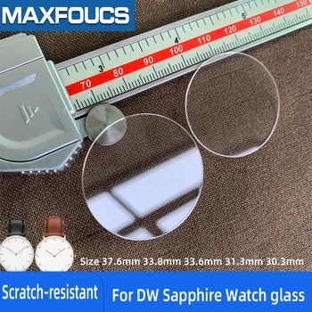 Pre DW Sapphire Hodinky sklo odolné proti poškriabaniu 37.6 mm 33.8 mm 33.6 mm 31,3 mm 30.3 mm crystal Sledovať diely príslušenstvo