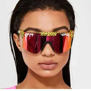 Pit Viper Šport google TR90 polarizované slnečné okuliare | Pôvodné, vonkajší windbreaker okuliare pre mužov / ženy, UV šošovky
