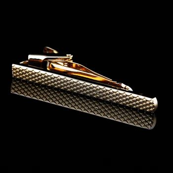 KFLK kvality manžetové gombíky stickpin darček kravatu pin mužov zlaté Oblúkovitými drôt kravatu klip manžetové gombíky stickpin 2020 nové produkty