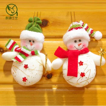 Vianočné snehuliak Malý darček trhu, propagácie činnosti ozdoby na Vianočné stromčeky snehuliak Zavesiť Vianočné snehuliak