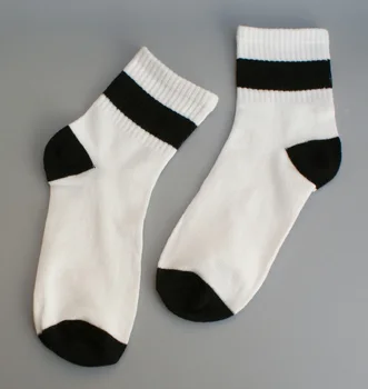 5 párov Nastaviť Ženy Ponožky biele krátke ponožky mäkké bavlnené svetlé farby, sladké