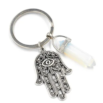ZheFanku Nový Príchod Crystal Eye Keychain Prívesok Kameň Kúzlo Drop Shipping Oko Keyring