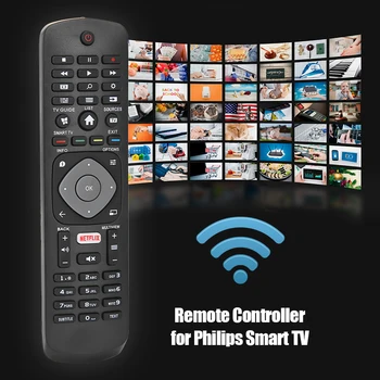 Televízne Diaľkové Ovládanie Domácnosti Spálňa Náhradné Príslušenstvo pre PHILIPS TV s NETFLIX HOF16H303GPD24 398GR08B