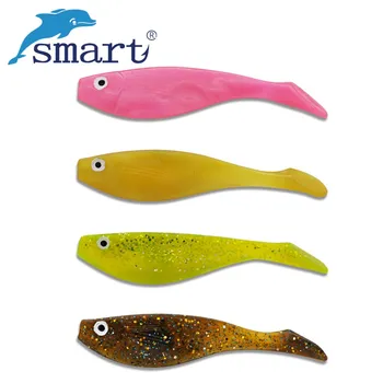 Smart 6pcs/Taška Mäkké Rybárske Nástrahy 10 cm 7.1 g 10.5 cm 8g 5 farby, Mäkké Rýb, Návnady Isca Umelé Rybárske wobblers Para Pesca