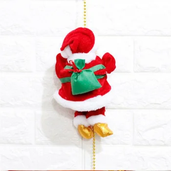 Vianočné Santa Claus Elektrické Vyliezť Rebríkom Závesné Dekorácie, Ozdoby Na Vianočné Stromčeky Zábavné Nový Rok Deti Darčeky Strana Krásne