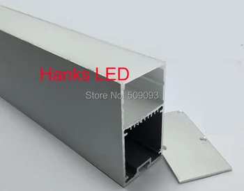 Hanks Veľké Profil pre LED Prívesok Svetlo Povrchovú montáž Profil s Pozastavenie Drôty 20M/Veľa