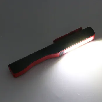 Mini Pero Typ COB LED Baterka Multifunkčné Pochodeň Svetla Magnetické Pracovných Inšpekcie Lampa USB Nabíjanie Vrecku Svetlo
