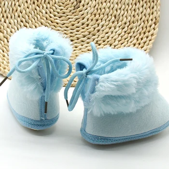 Novorodenca zimné topánky, princezná prvé kroky, topánky, mäkká jediným, detská obuv chlapcov a dievčatá
