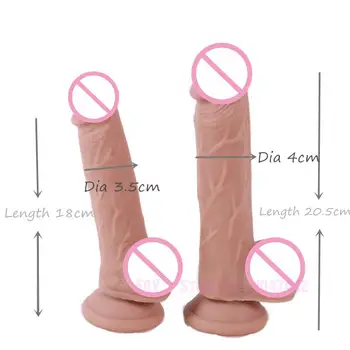 Nové Realistické Dildo Prísavky Umelý Penis Veľké Flexibilné Veľký Péro Sexuálne Hračky Pre Ženy, Dospelých Masturbator Dilda Pre Ženy.