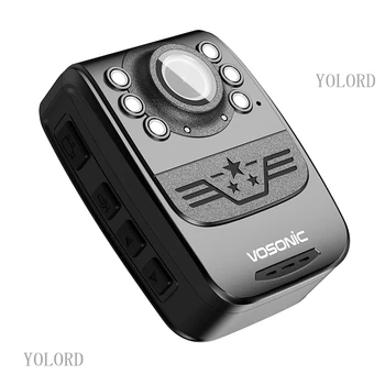 11hrs Dlhým Časom Nahrávania Mini Kompaktný Vreckový Klip Policajné Kamery Telo Cam DV DVR Nosené Videokamera Nočné Videnie