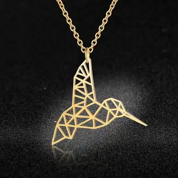 Jedinečný Kolibrík Náhrdelník LaVixMia Taliansko Design Nehrdzavejúcej Ocele Náhrdelníky pre Ženy Super Módne Šperky Darček