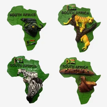 Liči Život Afrike Vedy Chladnička Magnet Roztomilý Zvierat Chladnička Magnetické Nálepka So Suvenírmi Moderných Domov Kuchyňa Dekorácie