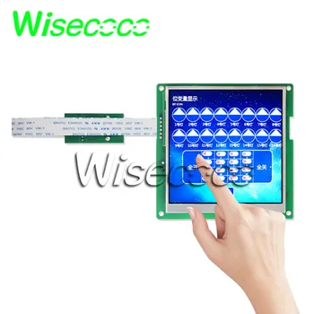 Wisecoco 4.1 palcový 720*720 sériový port DMG72720C041-03WTC lcd modul IPS displej T5L ASIC HMI displej s incell dotykový panel