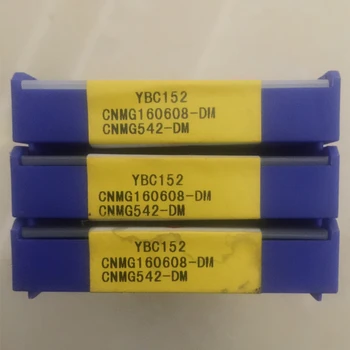 ZCC.CT CNMG160608-DM YBC152 / CNMG160608-PM YBC151 / CNMG160608-PM YBD152 CNMG542 CNC karbidu vložky 10PCS/BOX