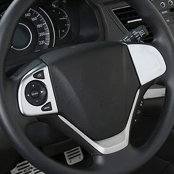 Auto Volant Tlačidlo Dekoratívne Rám Nálepky na Honda CRV CR-V 2012 2013 2016 Styling Príslušenstvo