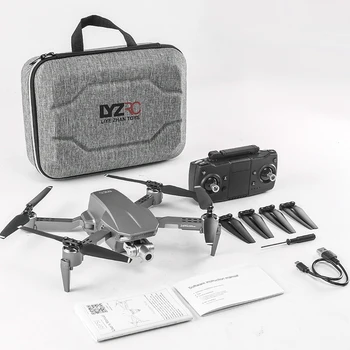 Drone 4k Profesionálny GPS, Wifi FPV Drone Quadcopter s Kamerou Hučí 120 Stupňov Široký Uhol Skladacia RC-1200 Metrov Dron Hračky