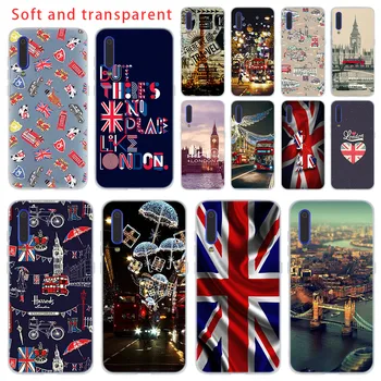 Nové Vlajkou Spojeného Kráľovstva v Londýne soft Telefón prípade Pre Xiao 9 8 A2 A3 lite Mi 9t CC9 9se 5X 6 10 Max3 6X Kryt Note10 Pro coque