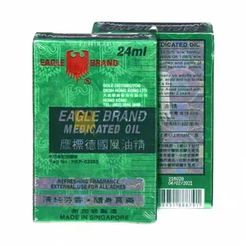 【6pcs] vyzýva Eagle Značky Medikovaných Olej 24ml