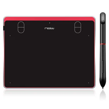 Digitálny Grafický Nákres Tablet Ultra-Tenké Dosky 4 klávesové Skratky Batérie-free Pasívne Stylus 8192 Úrovne Tlaku
