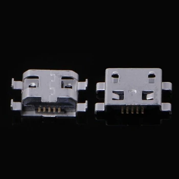 10pcs Micro USB 5pin B Typ 0.8 mm Samica Konektor Pre Mobilný Telefón, Mini USB, Jack Konektor 5pin Plnenie Zásuvky Štyri Nohy Plug