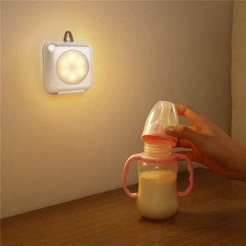 LED Indukčné Svetlá Batériou Napájaný Senzor Pohybu, Nočné Svetlá pre Spálne, Šatníka Pod Skrinku Svetlá Domov Izba Cesta Lampy