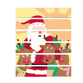1pcs Kvalitnú Módu Snehuliak Santa Schodisko Nálepky Nepremokavé PVC Schodisko Nálepky Vianočné Dovolenku Domáce Dekorácie 2020