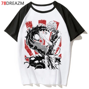 Tokio Vlkolak t-shirt letné top mužov grunge harajuku kawaii estetické tričko oblečenie kawaii biele tričko estetické