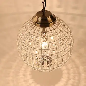 Moderný Luster Lampa Listry Svetlá Vintage Royal Empire Loptu LED Crystal E27 pre Obývacej Izby, Spálne, Lobby, Reštaurácii, Hoteli