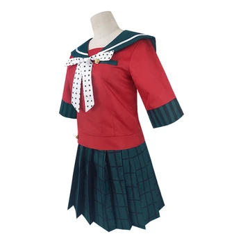 Danganronpa V3 Zabíjanie Harmóniu Cosplay Kostým Anime Parochne Dangan Ronpa Maki Harukawa Školskú Uniformu Top Sukne dámske Oblečenie