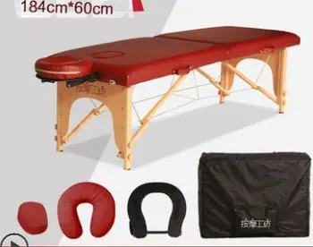 Prenosné masážna posteľ s skladacie masérskom stole.