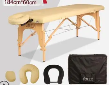 Prenosné masážna posteľ s skladacie masérskom stole.
