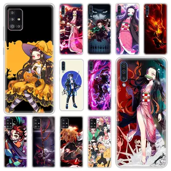 Anime Démon Vrah Halloween Telefón Puzdro Pre Samsung Galaxy A51 A71 A21s A12 A02s A50 A10 A20e A31 A30 A40 A41 Shell Matný Kryt