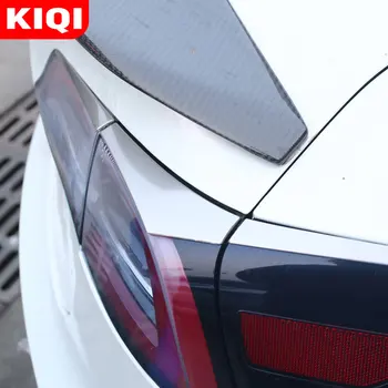 KIQI 6Pcs/Set Auto Zadných koncových svetiel Výbava Brzdového Svetla Dekorácie Kryt Nálepky Pásy Auto Styling pre Tesla Model 3 2016-2020