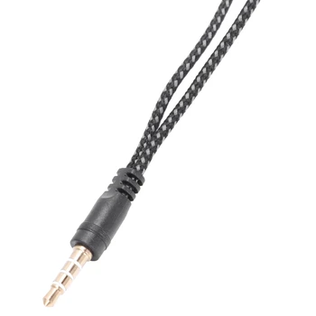 Kábel kábel Adaptéra 2 V 1 Splitter 4 Pól 3,5 mm o Slúchadlo Headset 2 zásuvkový Konektor pre Slúchadlá, Mikrofón, o Kábla 3 pól pre PC