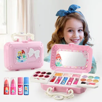 Deti Make-up Set Play detského Domova, Kozmetické Hračky, Doplnky do Vlasov Dievčatá Simulácia Kozmetika Narodeninám