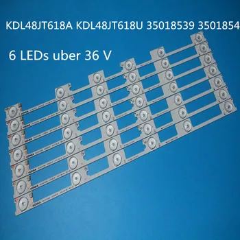 40 Ks/veľa nových podsvietenie LED panel pre TV KDL48JT618A KDL48JT618U 35018539 35018540 6 LED*6V 442mm