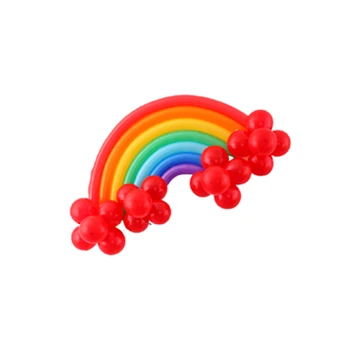 Deti Narodeniny, Party Dekorácie Rainbow Balóniky Dlhé Balóny Červené, Fialové, Modré, Ružové A Rainbow Ballon Magic Balóny Pozadí