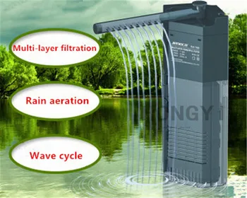 HONGYI 1 kus GLB-600/GLB-800/GLB-1000 akvárium mini biochemické filter vstavaný filter vypnúť šetrenie energie cirkulácie vody