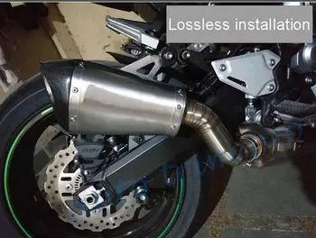 Vhodné Pre Kawasaki Z900 Výfukových Šál Pošmyknúť Na Trubka Tlmič Trubice Motorka Motocykel Závodná Univerzálne Príslušenstvo