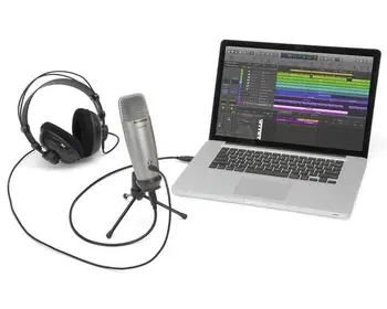 Samson C01u pro Studio Herné Podcast Streaming Spev USB Profesionálne Kondenzátora Tablet Nahrávanie Mikrofón