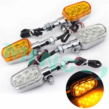1 Pár Motocykel VIEDOL Zase Signál Blinkers Svetlá Žltá Lampa Motorke Flasher Sústruženie Svetlo Upravený Motocykel Príslušenstvo